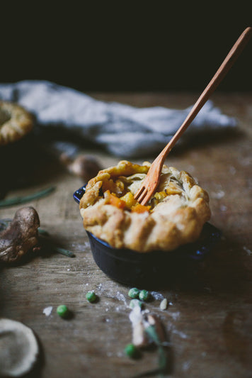 Crème Fraîche Root Vegetable And Sage Pot Pies