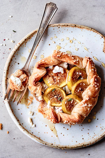 Savory Fig and Goat Cheese Galettes